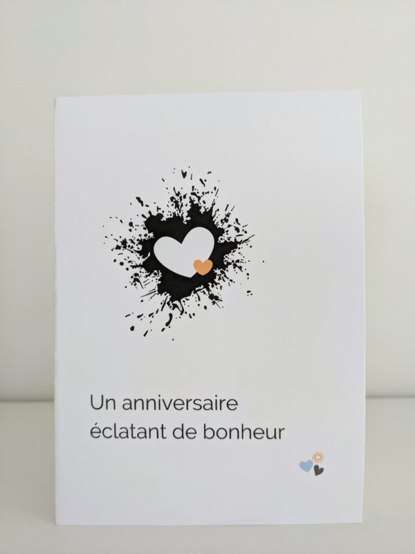 Carte de souhaits - Un anniversaire éclatant de bonheur – Image 4